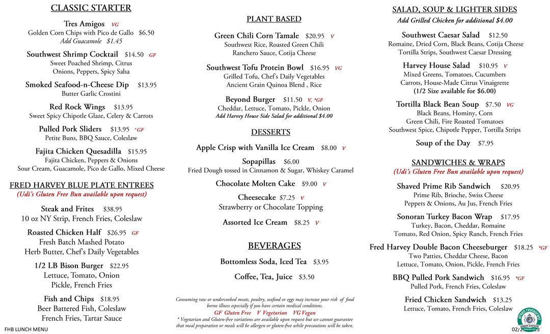 Fred Harvey Burger Food